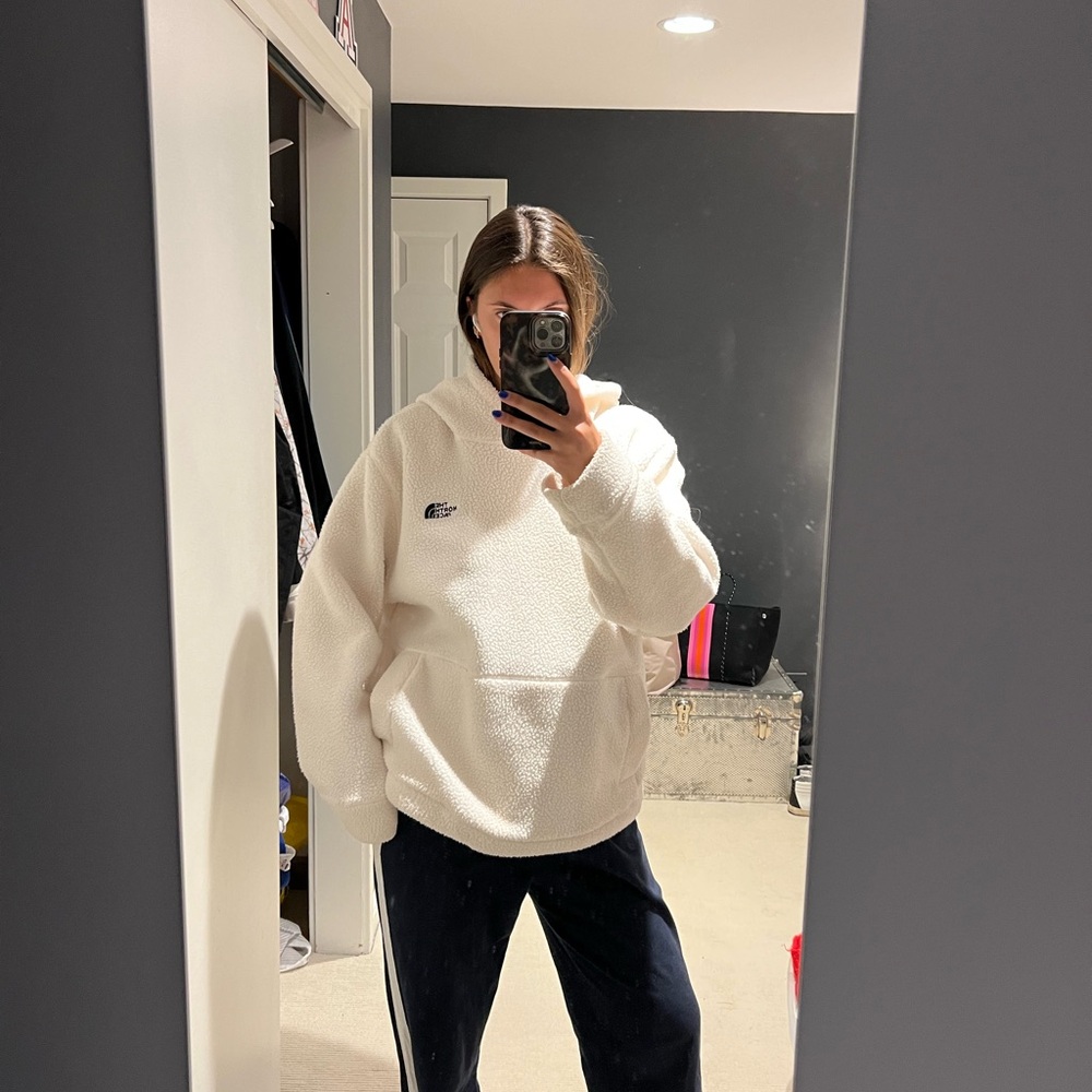 RARE north face Sherpa hoodie! Oversized